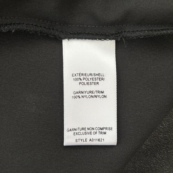 Jacob Chic Black Lace Trim Holiday Evening Top – Small - Picture 9 of 10